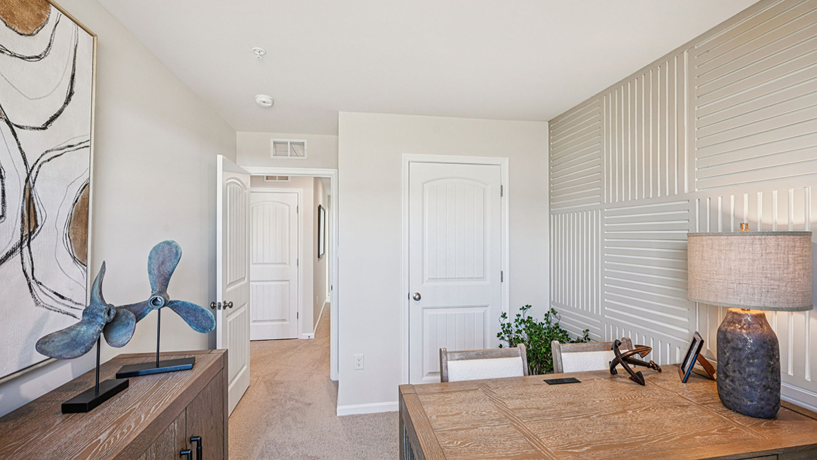 Additionally, there are two sizeable guest bedrooms, each with plenty of closet space.