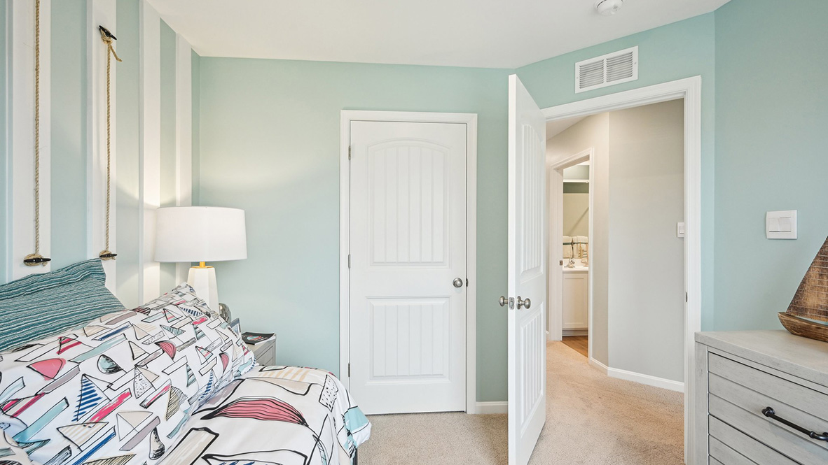 All bedrooms come complete with large spacious closets.