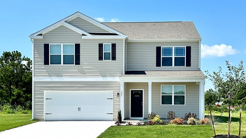Exterior of Hayden home.