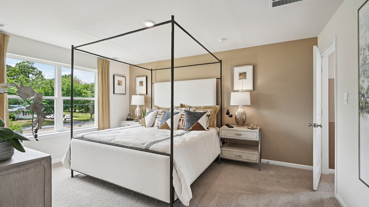 Upstairs you will find the owner's suite complete with a private, double-bowl vanity bathroom and two oversized walk-in closets.