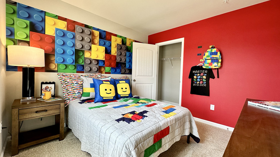 Continuing down the hallway, the two additional well-sized bedrooms each have plenty of closet space.