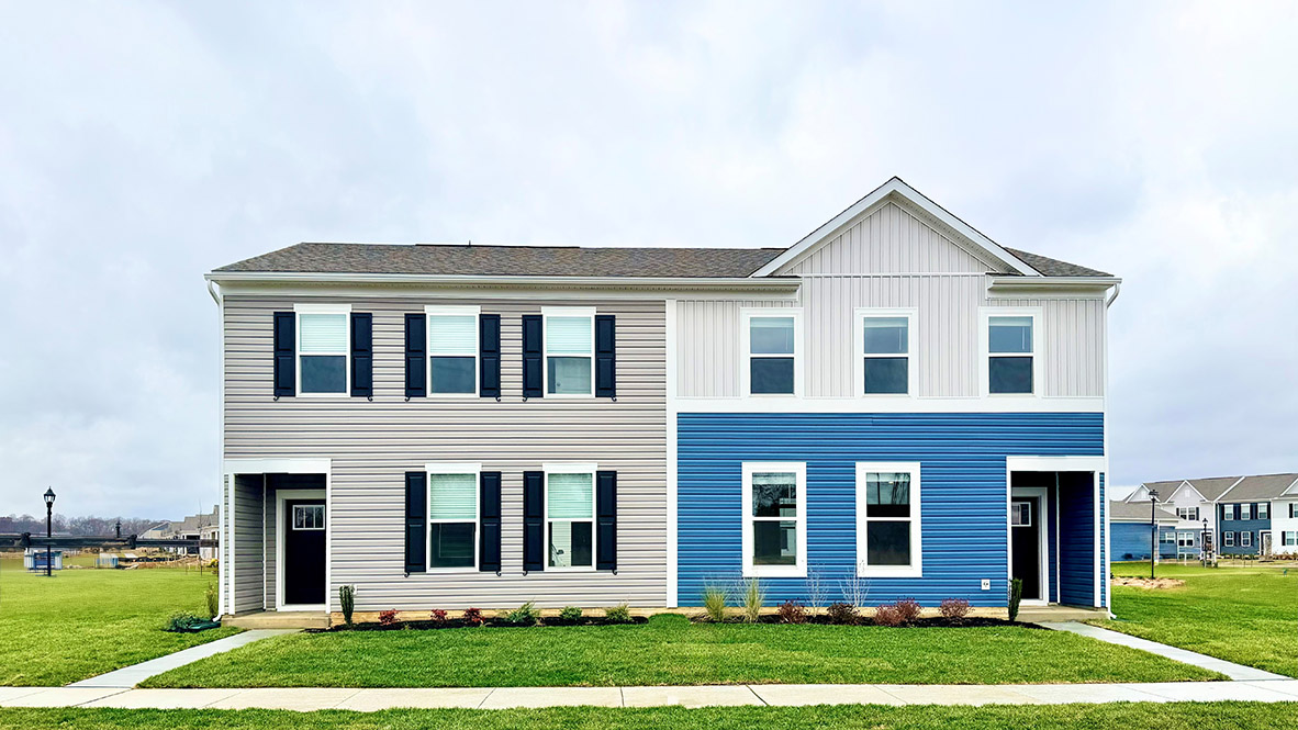 A twin villa at 104 Red Haven Way in Dover, DE.
