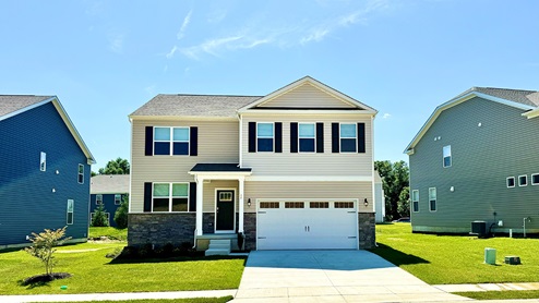Barksdale Crossing Hayden home with a two car garage.