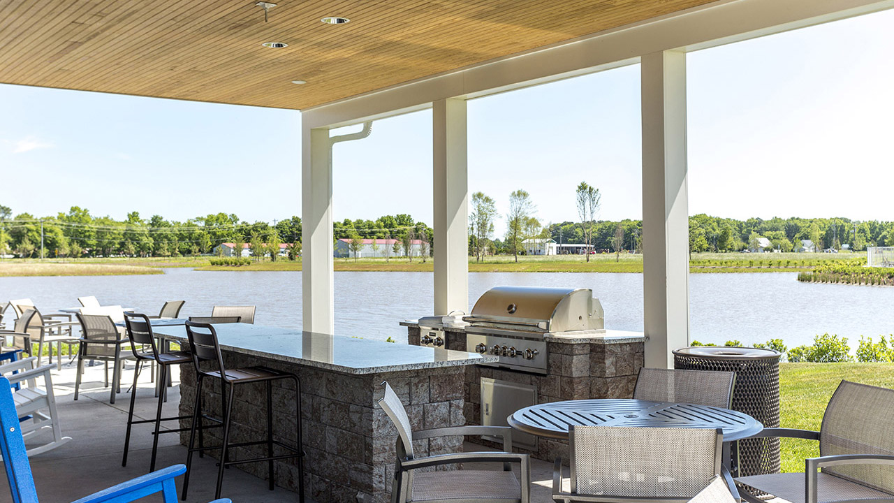 There is a crab shack for all to enjoy.