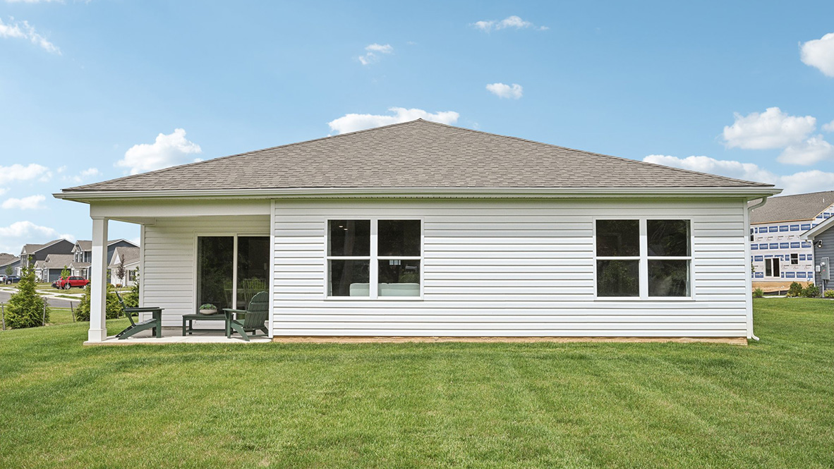 The Cali has a large covered patio.