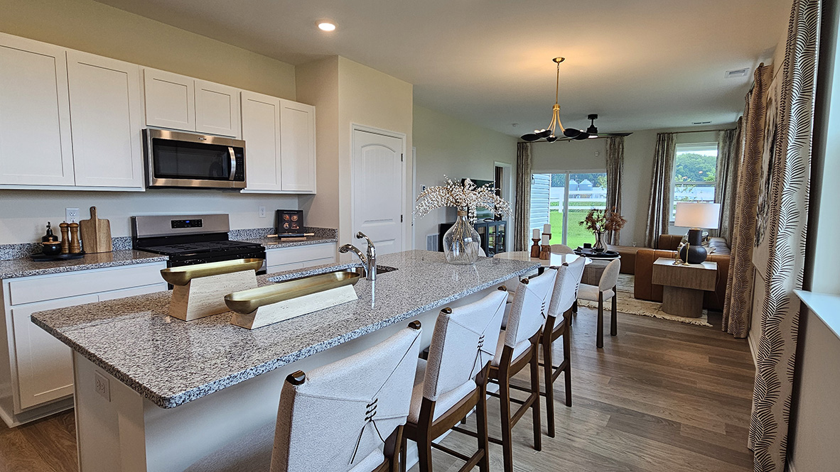 Modern kitchen with inviting space.