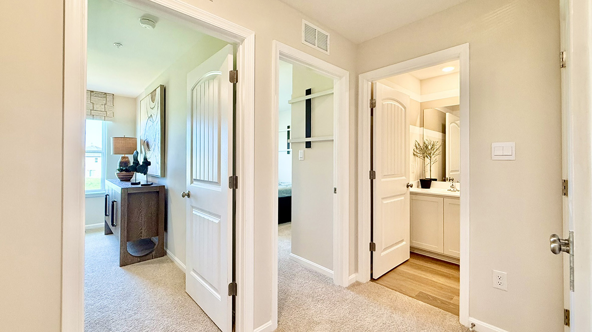 Additionally, there are two sizeable guest bedrooms, each with plenty of closet space.