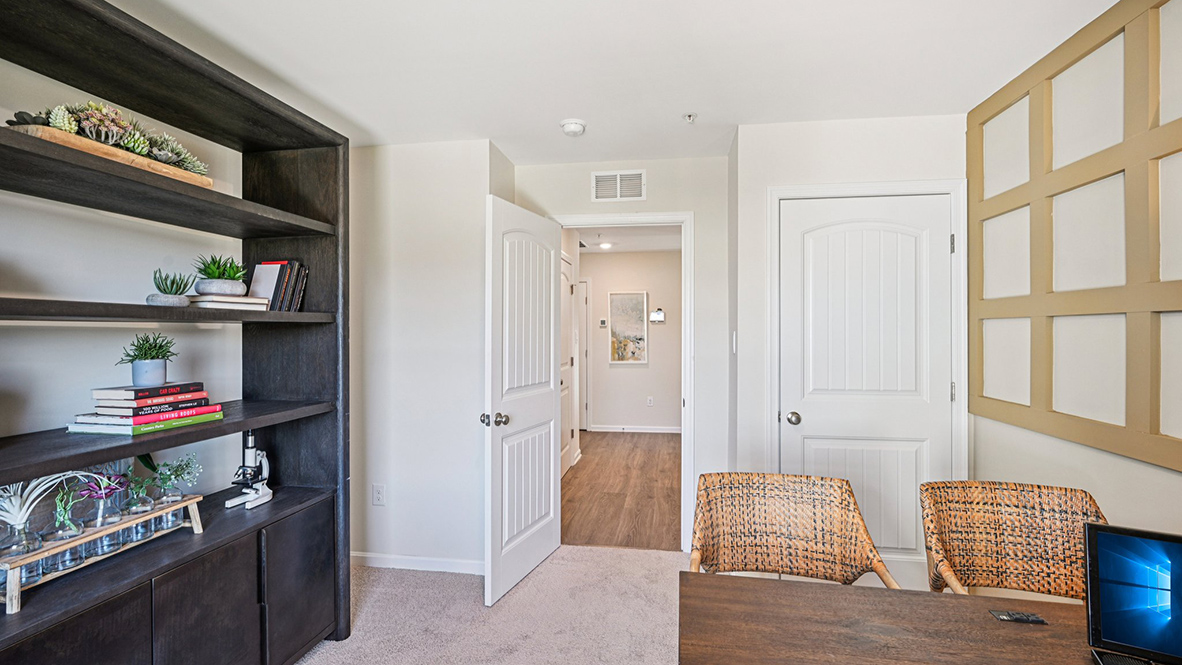 The fourth bedroom could be used as a home office.