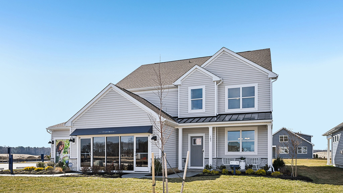 The model home at The Granary.