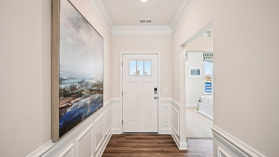 A welcoming foyer greets you as you enter the home.