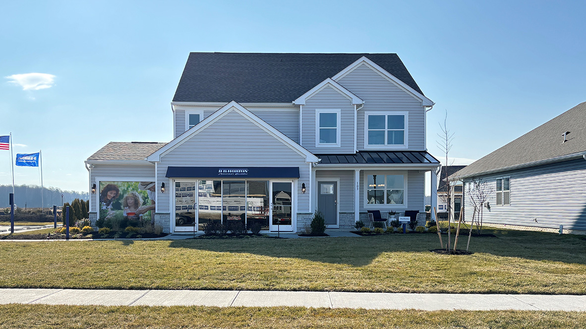 The model home at The Granary.