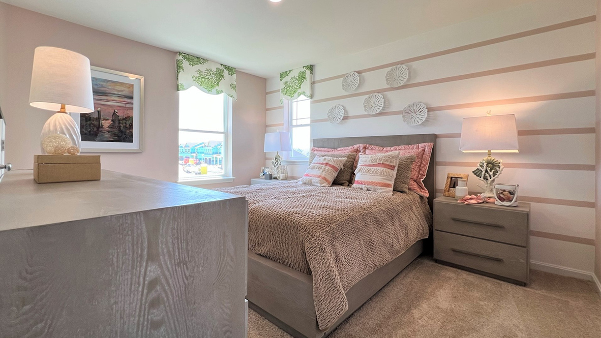 The fourth secondary bedroom has plenty of room.