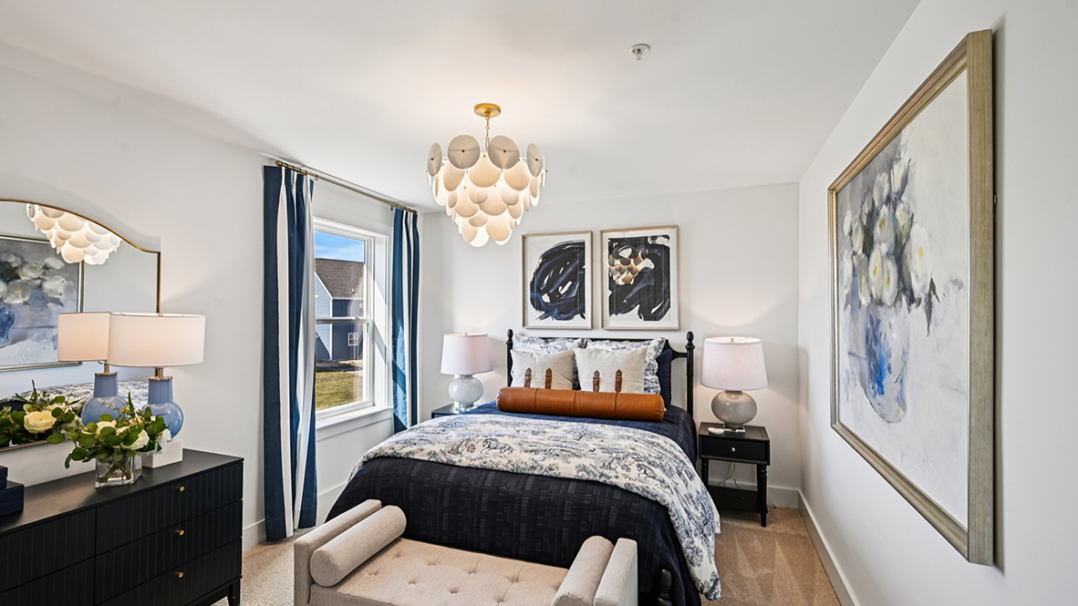 The fourth secondary bedroom has plenty of room.