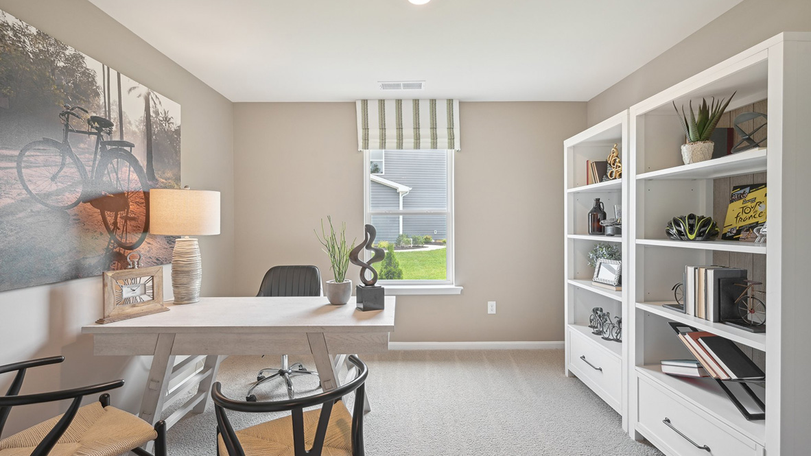 The fourth bedroom could be used as a home office.