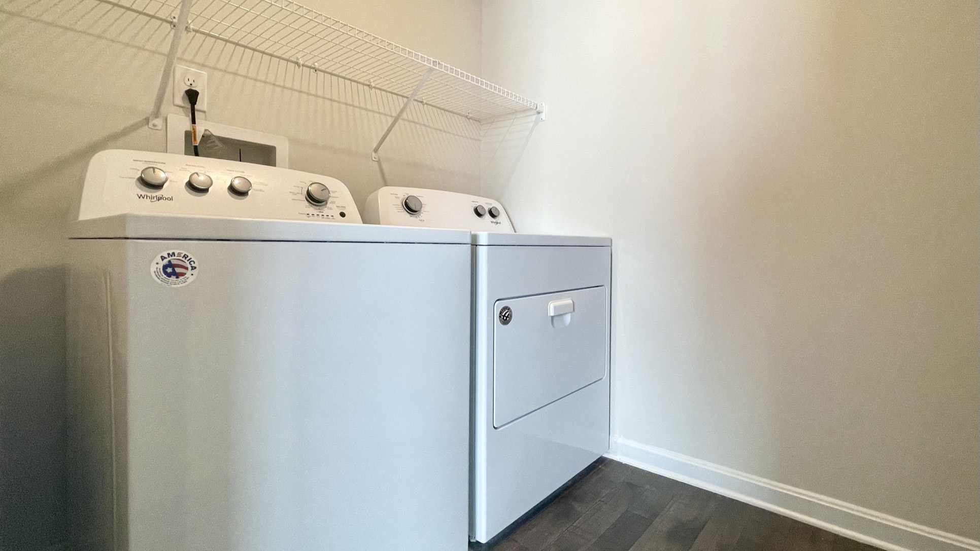 The laundry room is conveniently located off the kitchen and the rear-entry garage.