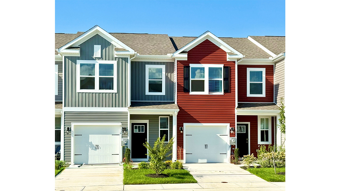 An interior townhome at 545 Norwood Drive in Ellendale, DE.