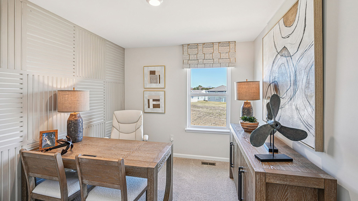 Additionally, there are two sizeable guest bedrooms, each with plenty of closet space.