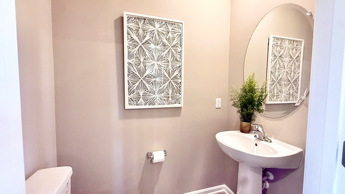 The inviting foyer leads you to the conveniently located power room.