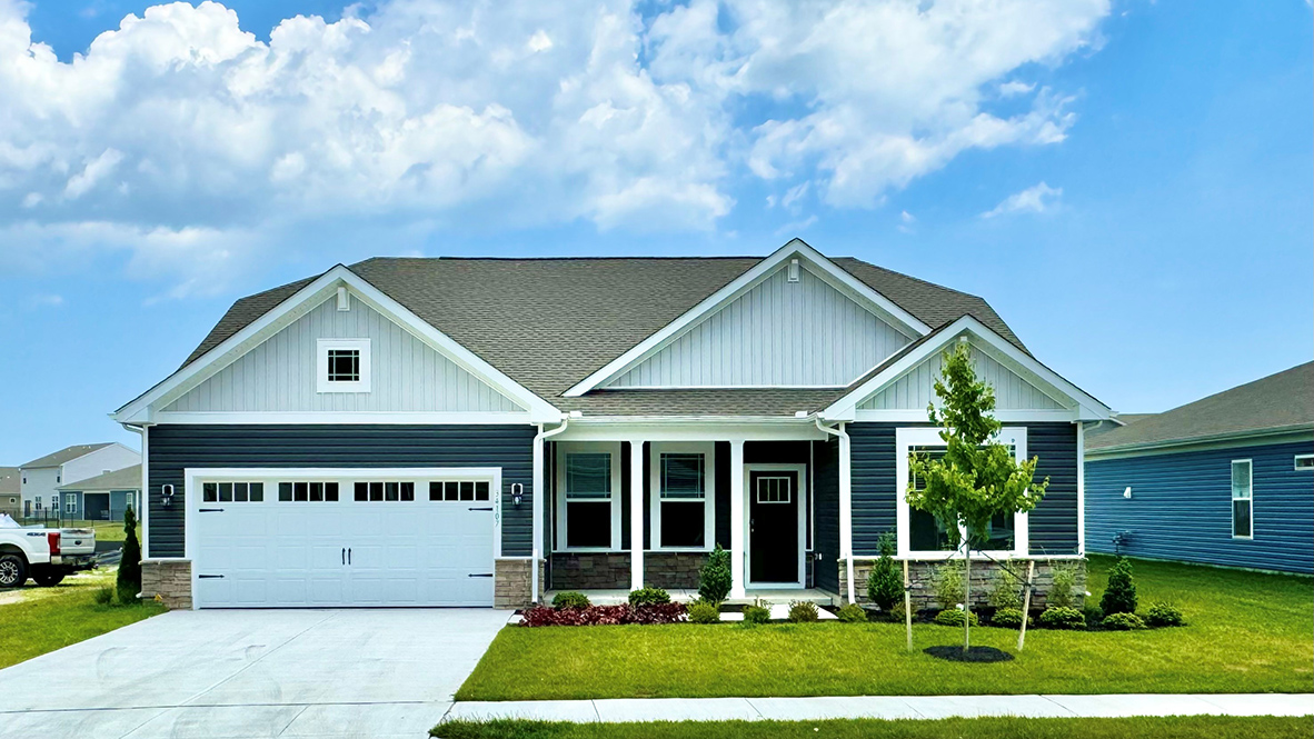 Southfield Galveston home with a two-car garage.