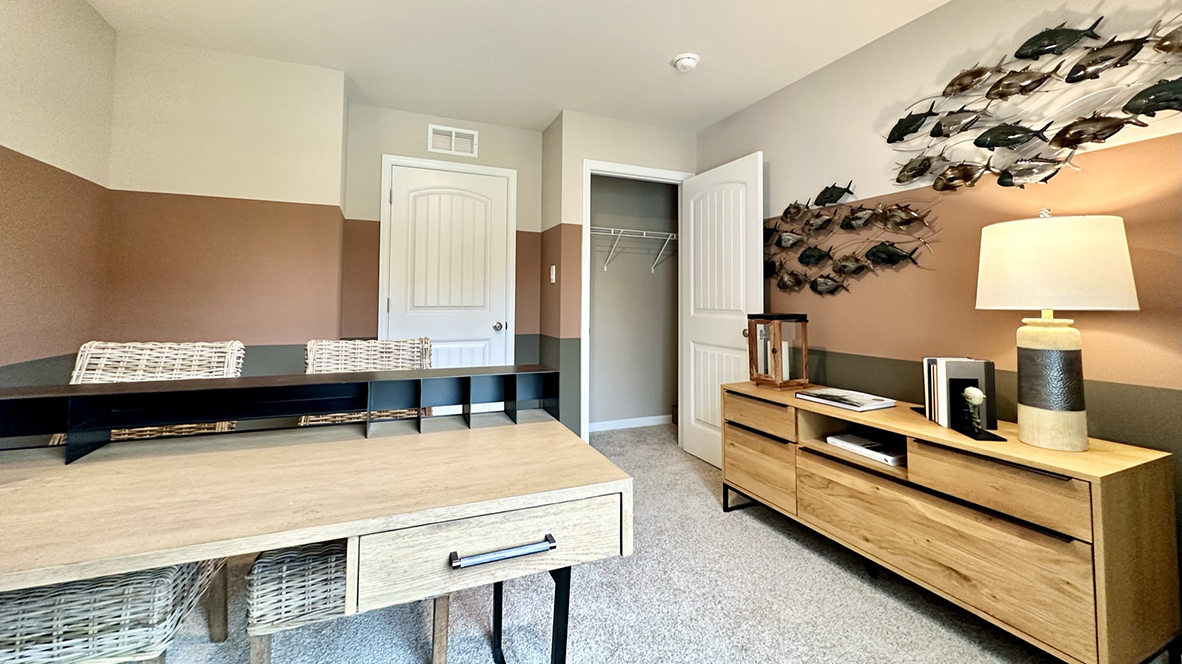 All of the bedrooms come complete with plush carpet.