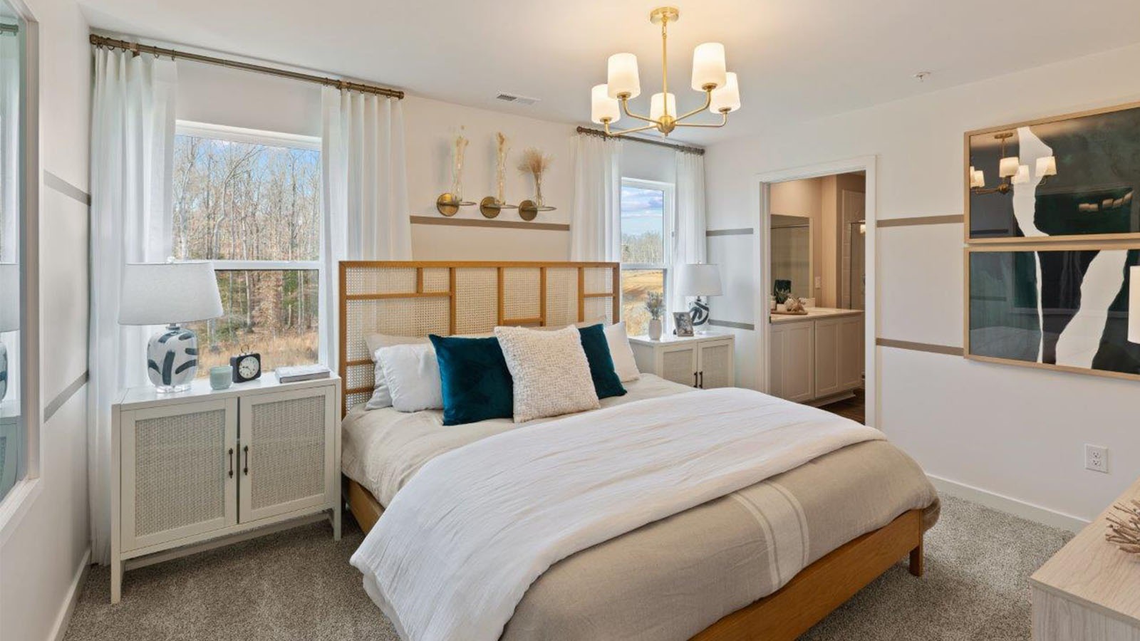 The spacious bedroom, ample walk-in closet and oversized owner’s bath with its luxurious shower are all a must-see.