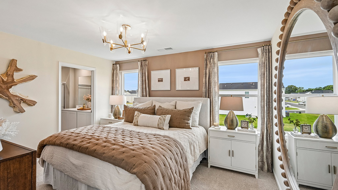 The spacious bedroom, ample walk-in closet and oversized owner’s bath with its luxurious shower are all a must-see.