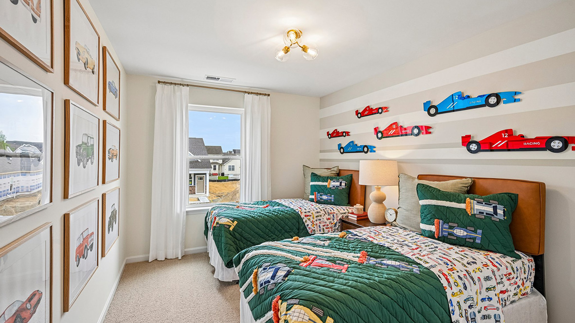 Everyone will be able to have their own space with the two additional large bedrooms.