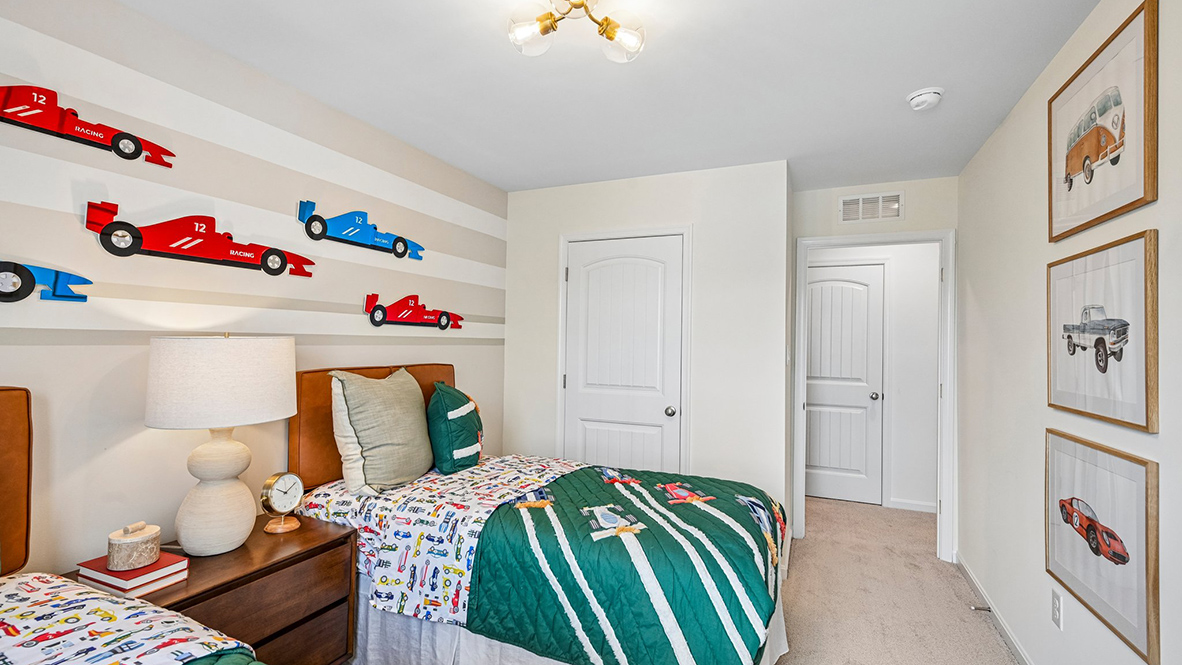 Everyone will be able to have their own space with the two additional large bedrooms.