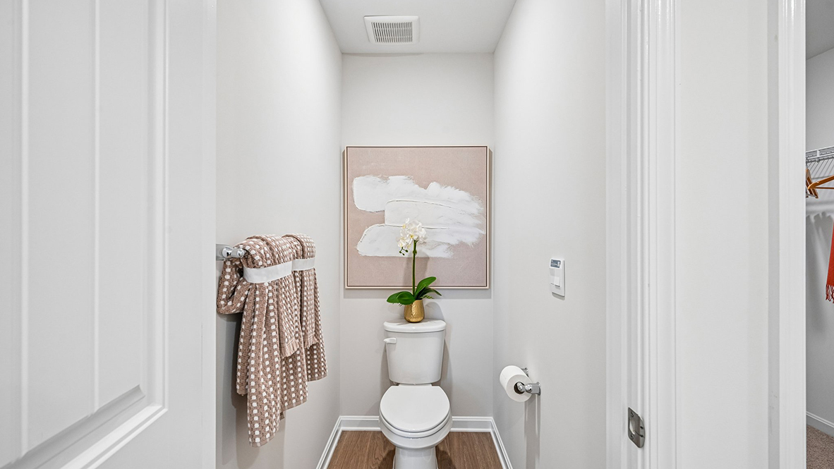 The spacious bedroom, ample walk-in closet and oversized owner’s bath with its luxurious shower are all a must-see.