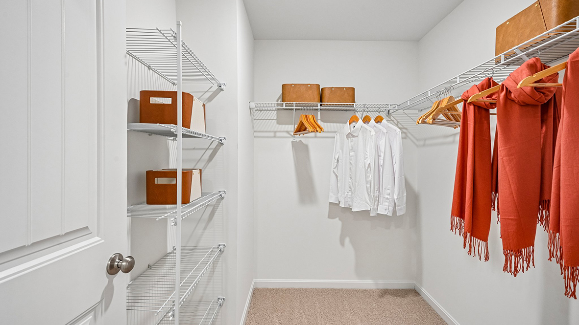 The spacious bedroom, ample walk-in closet and oversized owner’s bath with its luxurious shower are all a must-see.