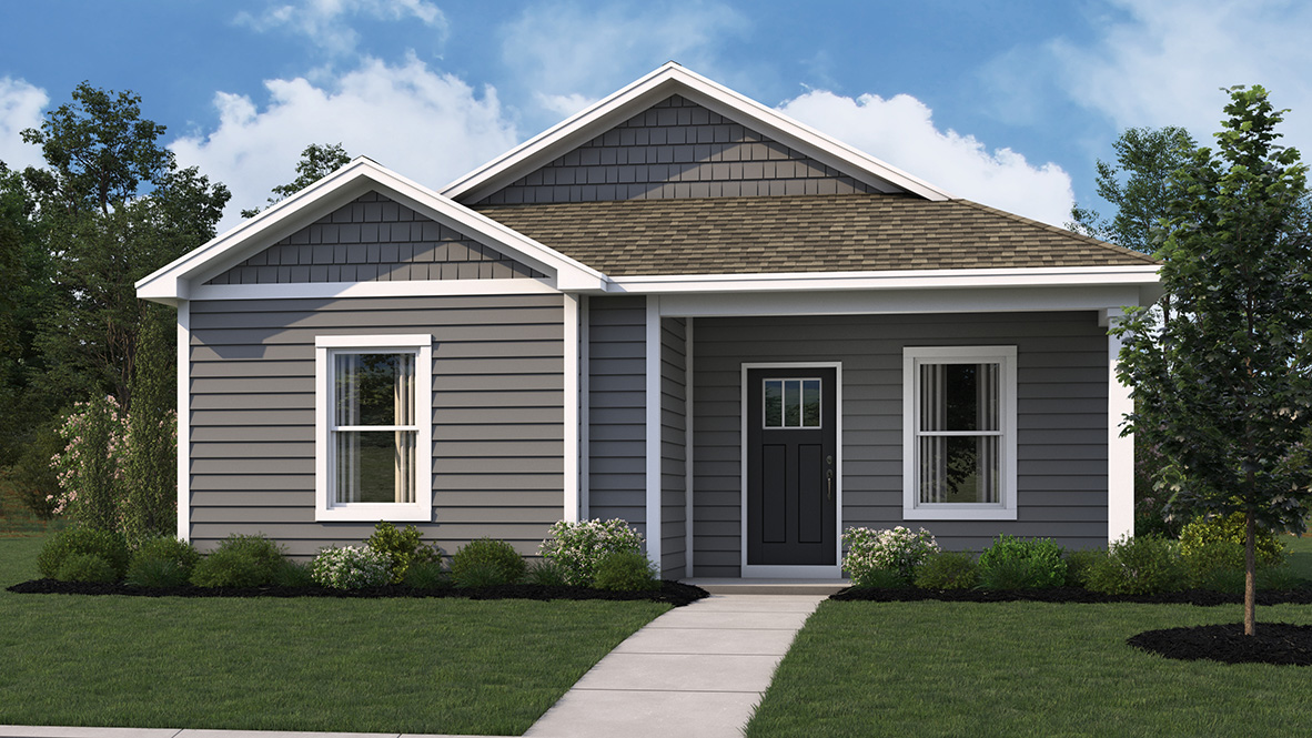 A rendering of the Perry home.