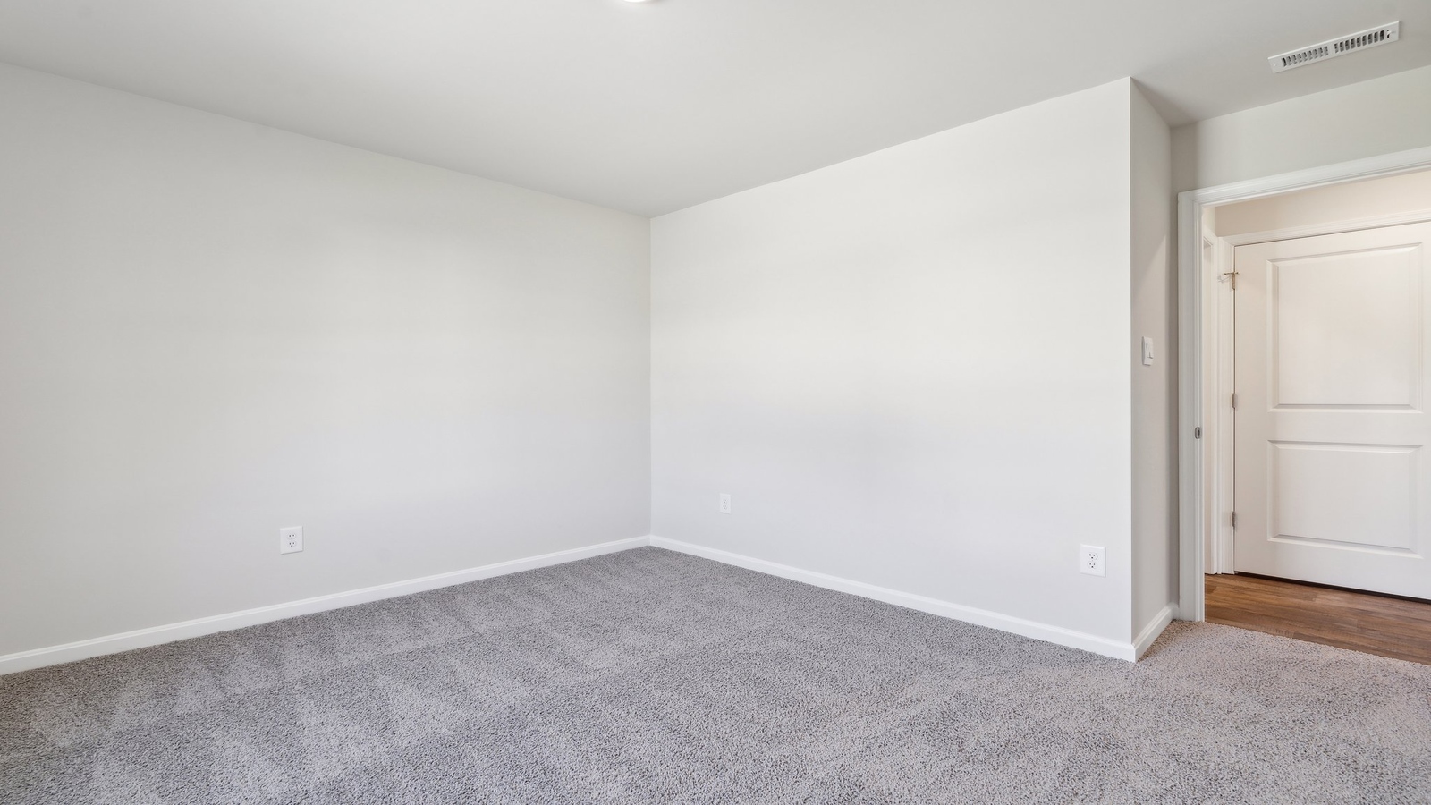 The second generously sized bedroom is in the front of the home.