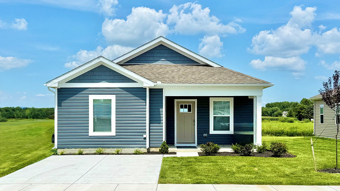A cottage-style home at 1295 Purple Orchid Loop in Salisbury, MD.