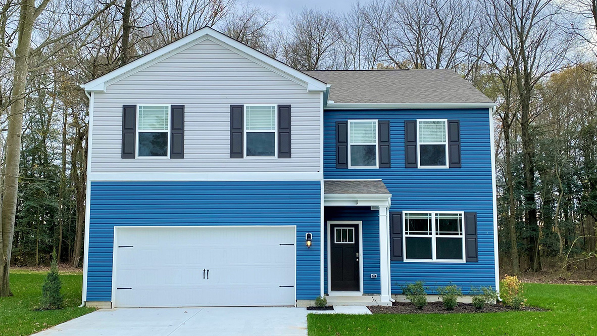 A two-story home at 523 Hetty Boulden Lane in Elkton, MD.