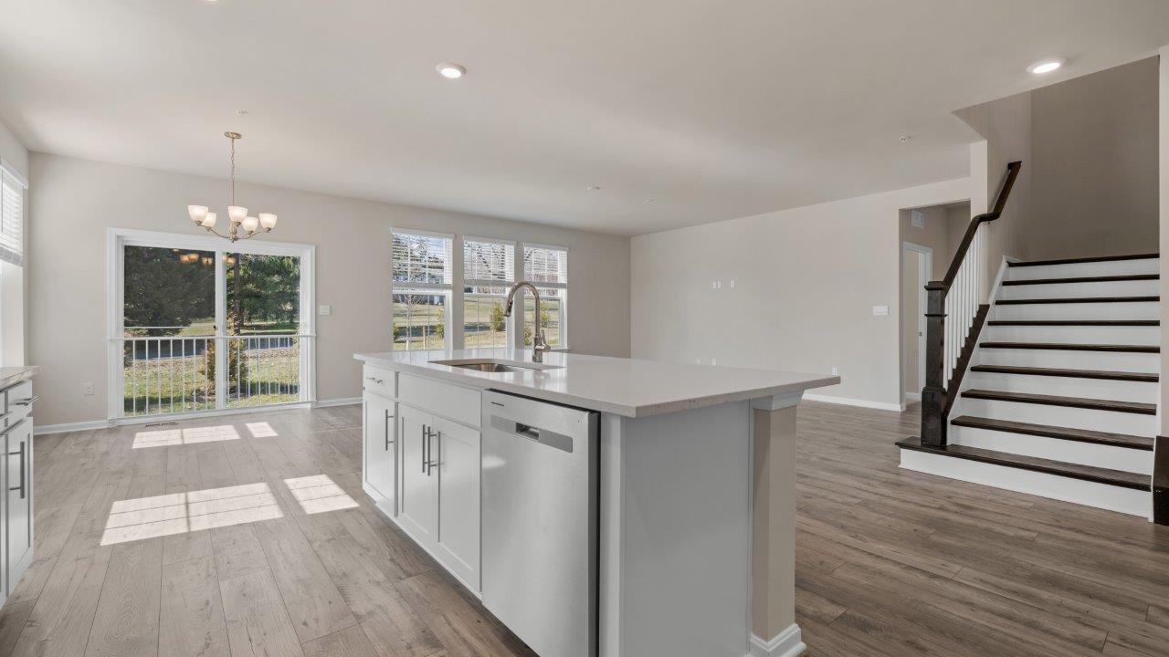 central island with seating