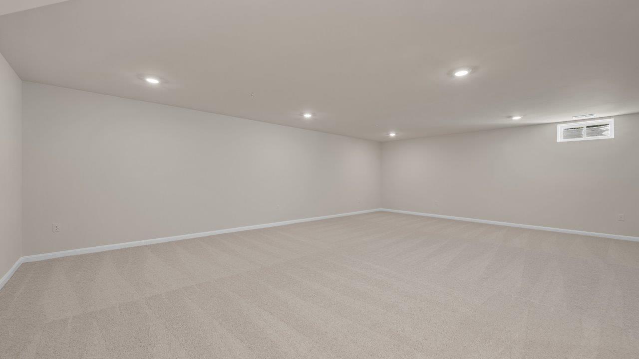 finished basement rec room
