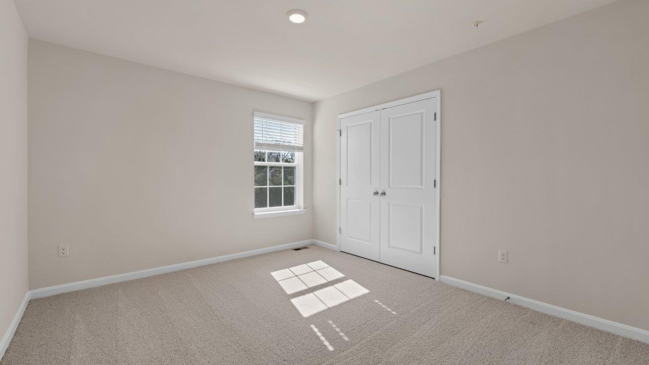 finished basement bedroom