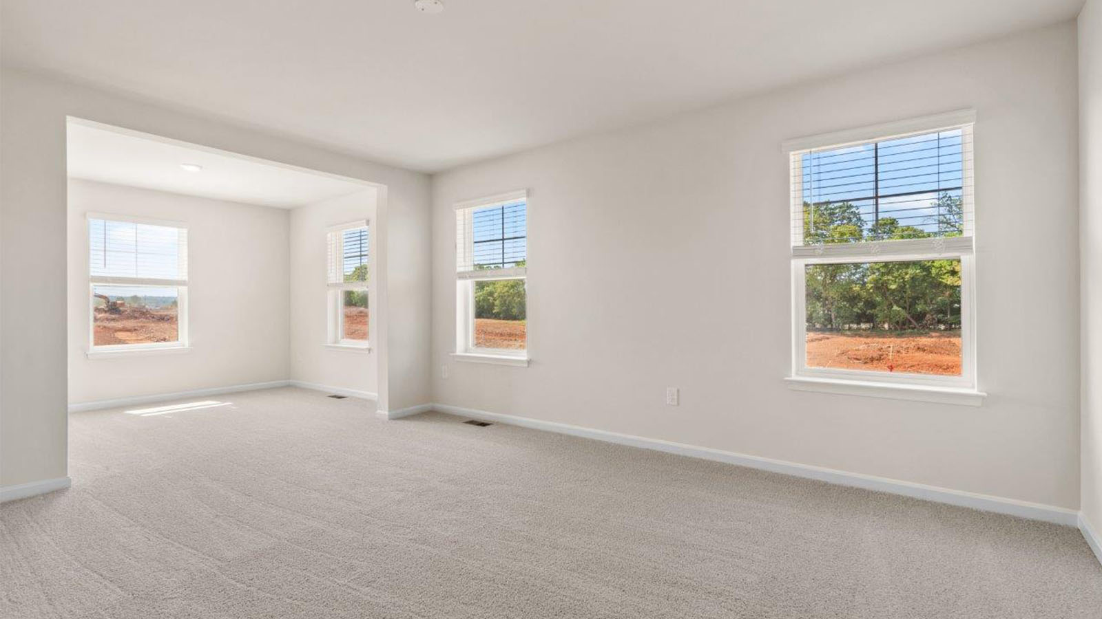 primary bedroom with sitting area