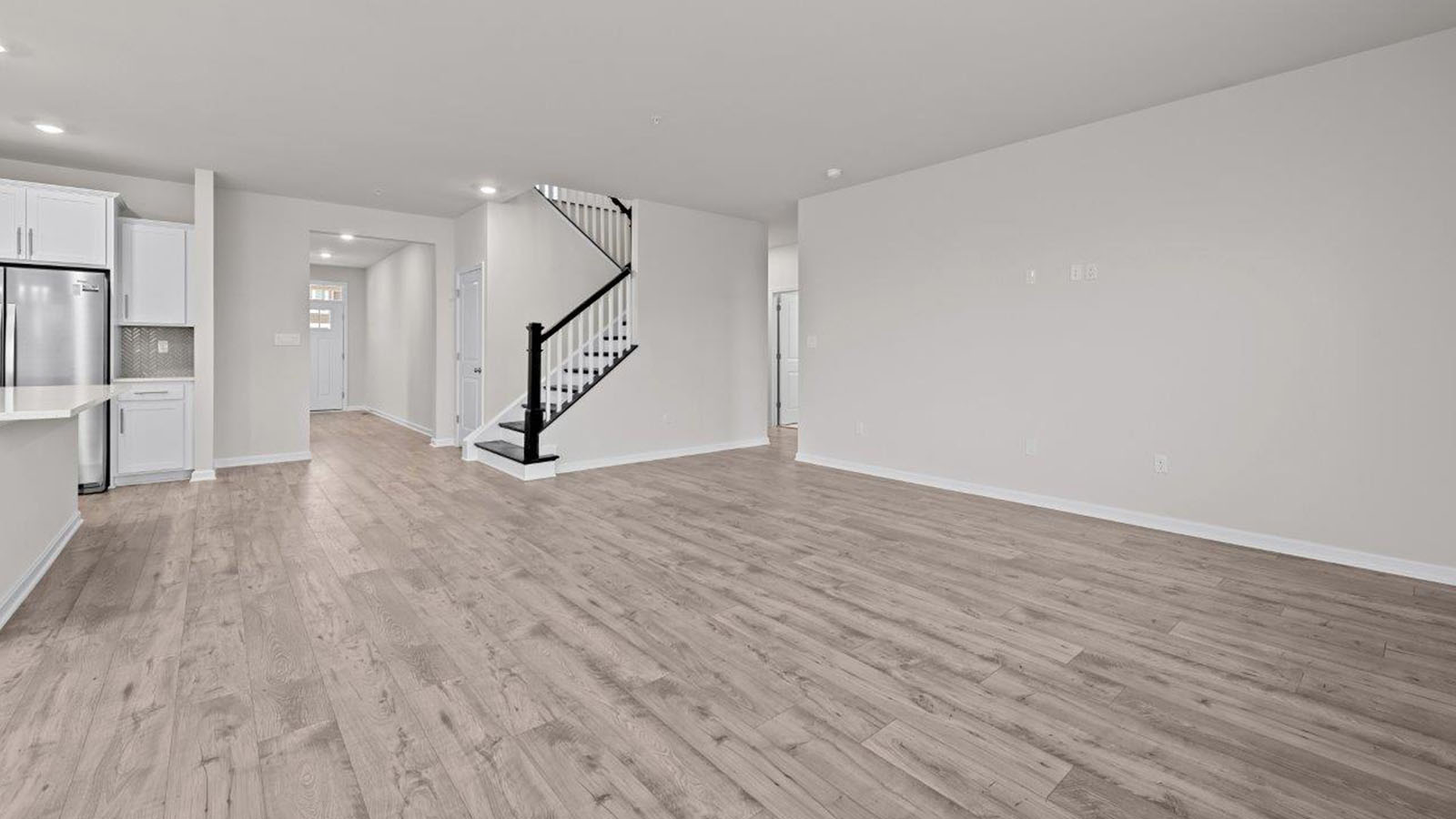 open concept living room