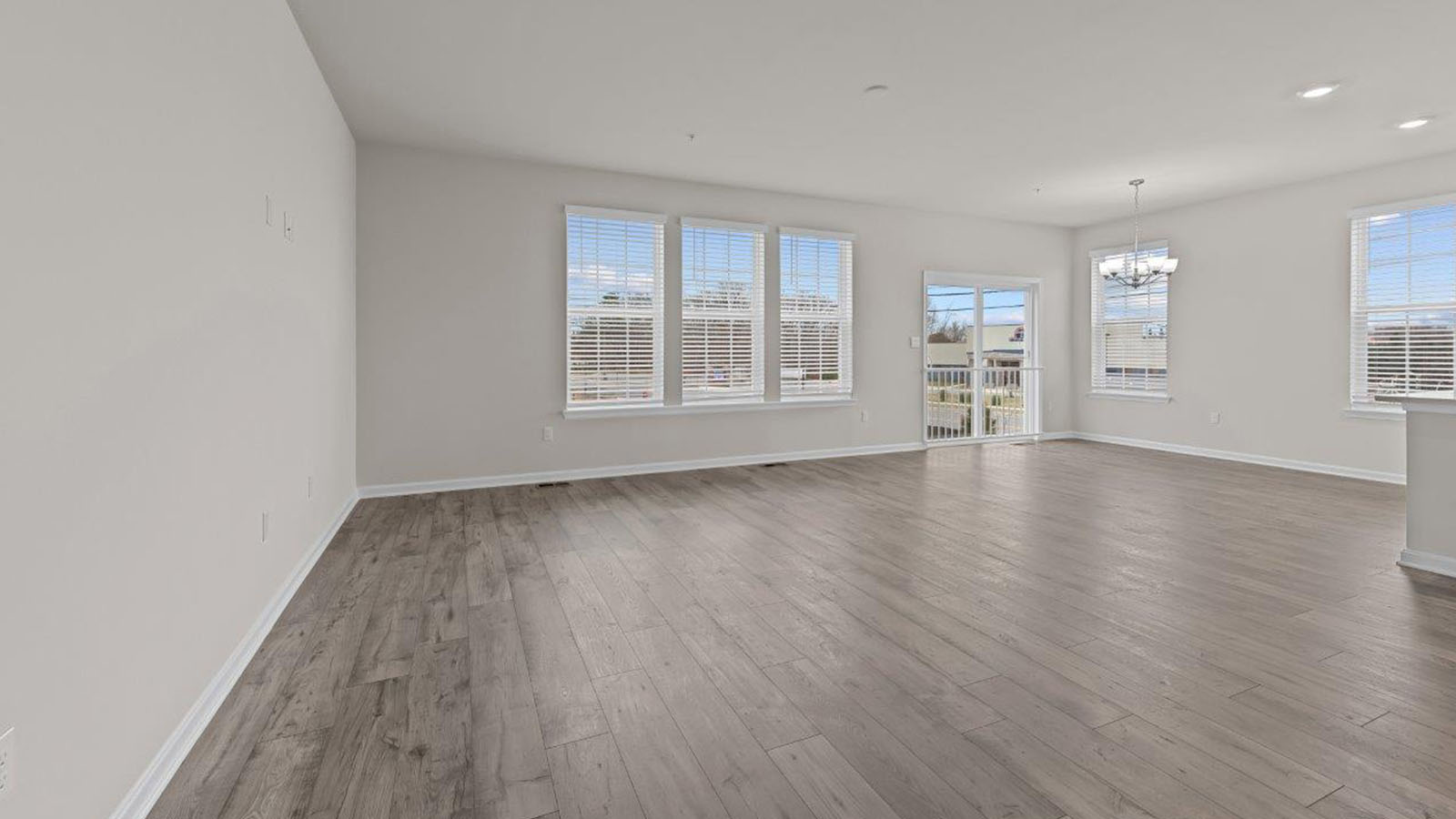 open concept living room