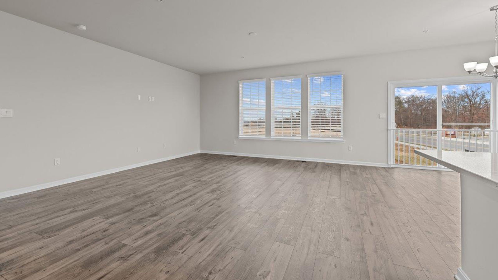 open concept living room