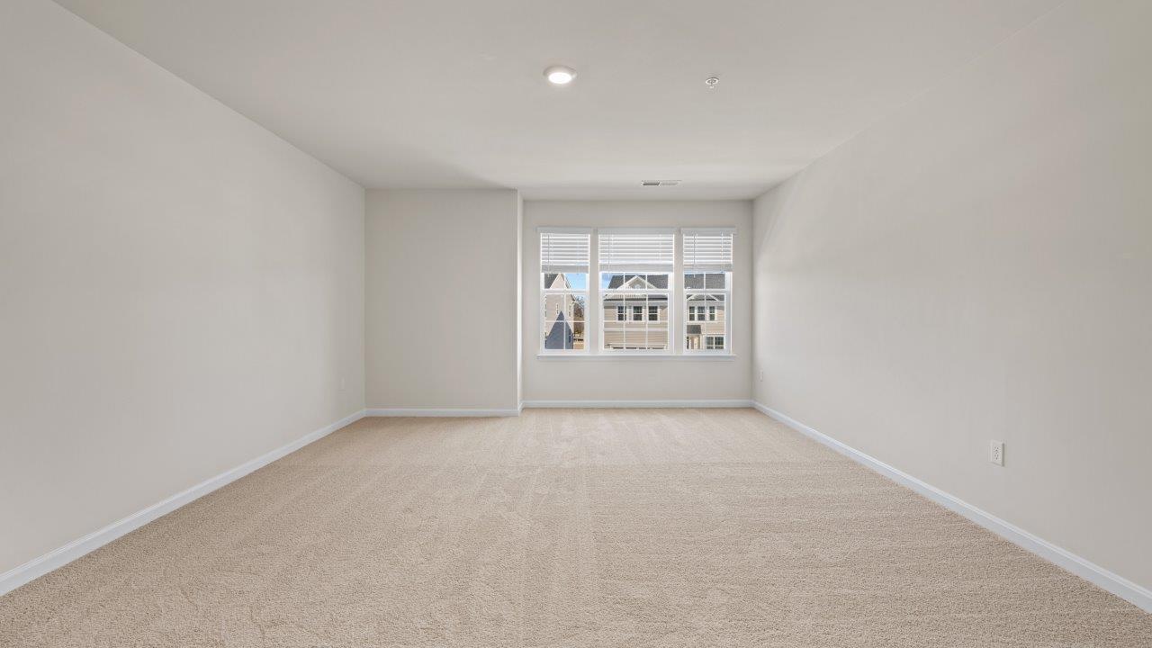 large loft space upstairs