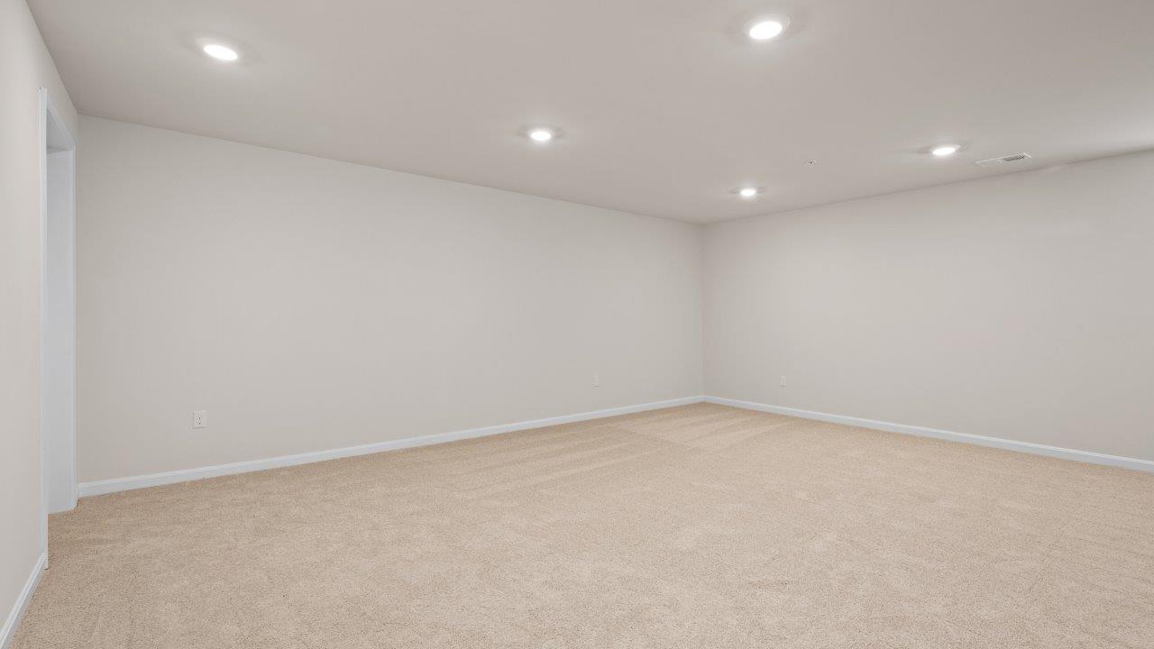 finished basement rec room