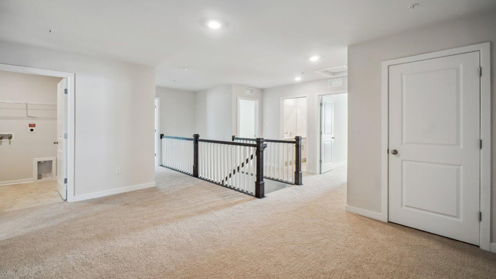 upstairs loft area at top of landing