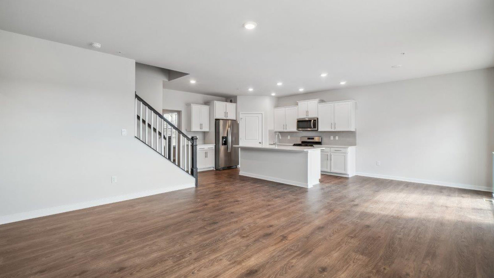open concept living room
