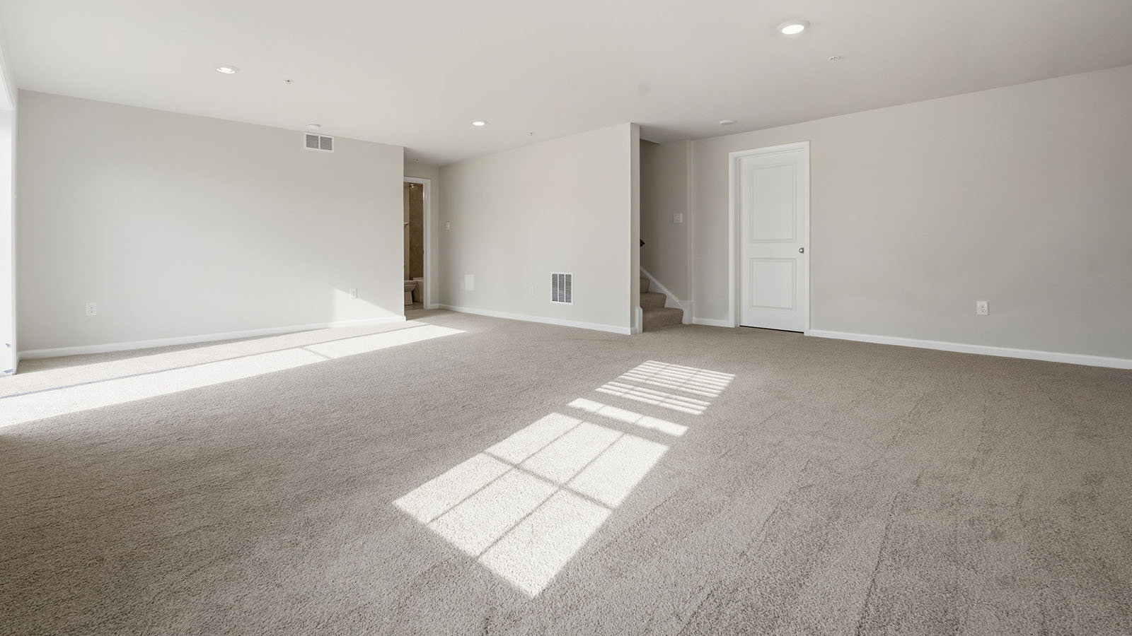 finished basement rec room