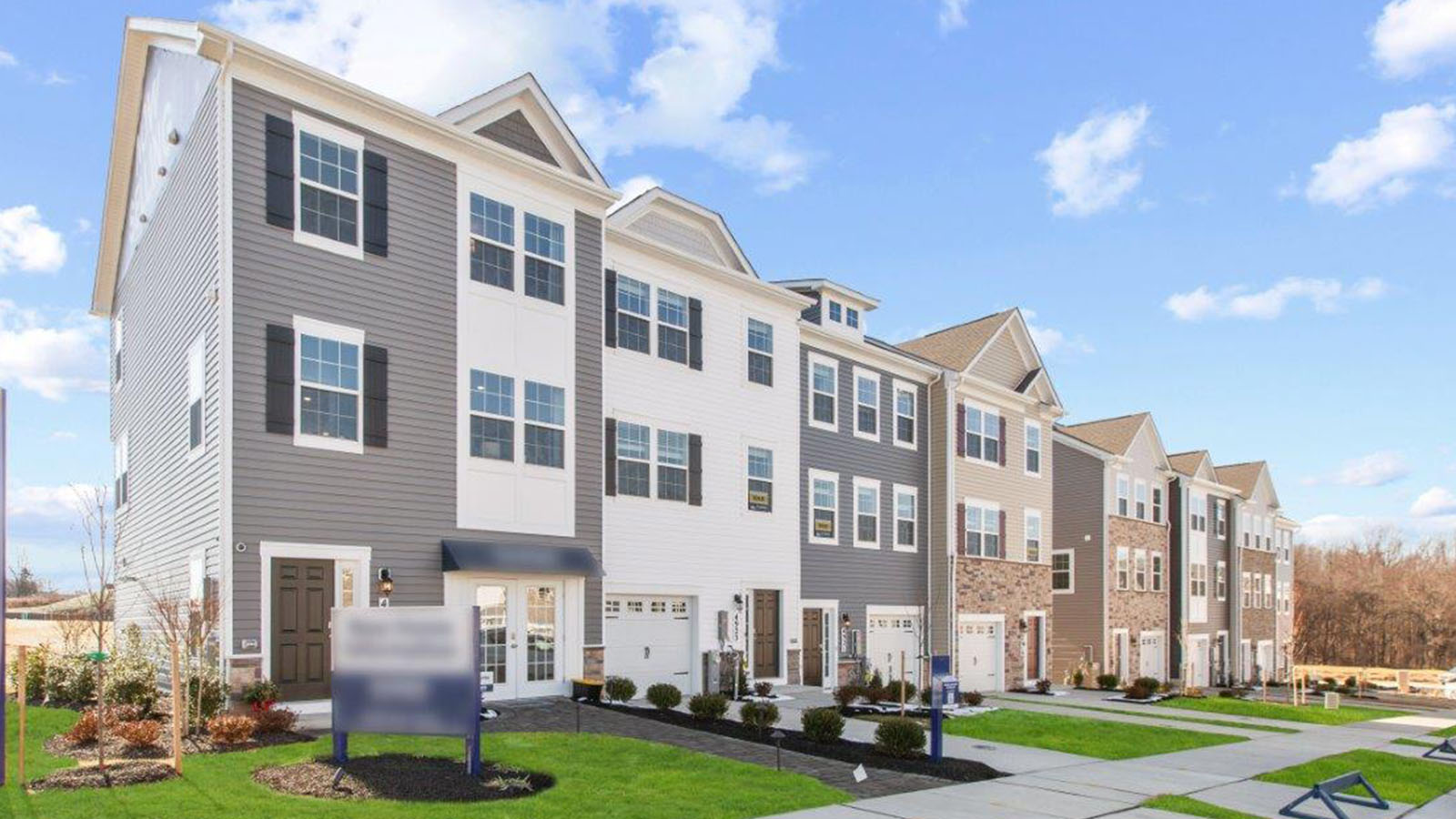 three story townhome