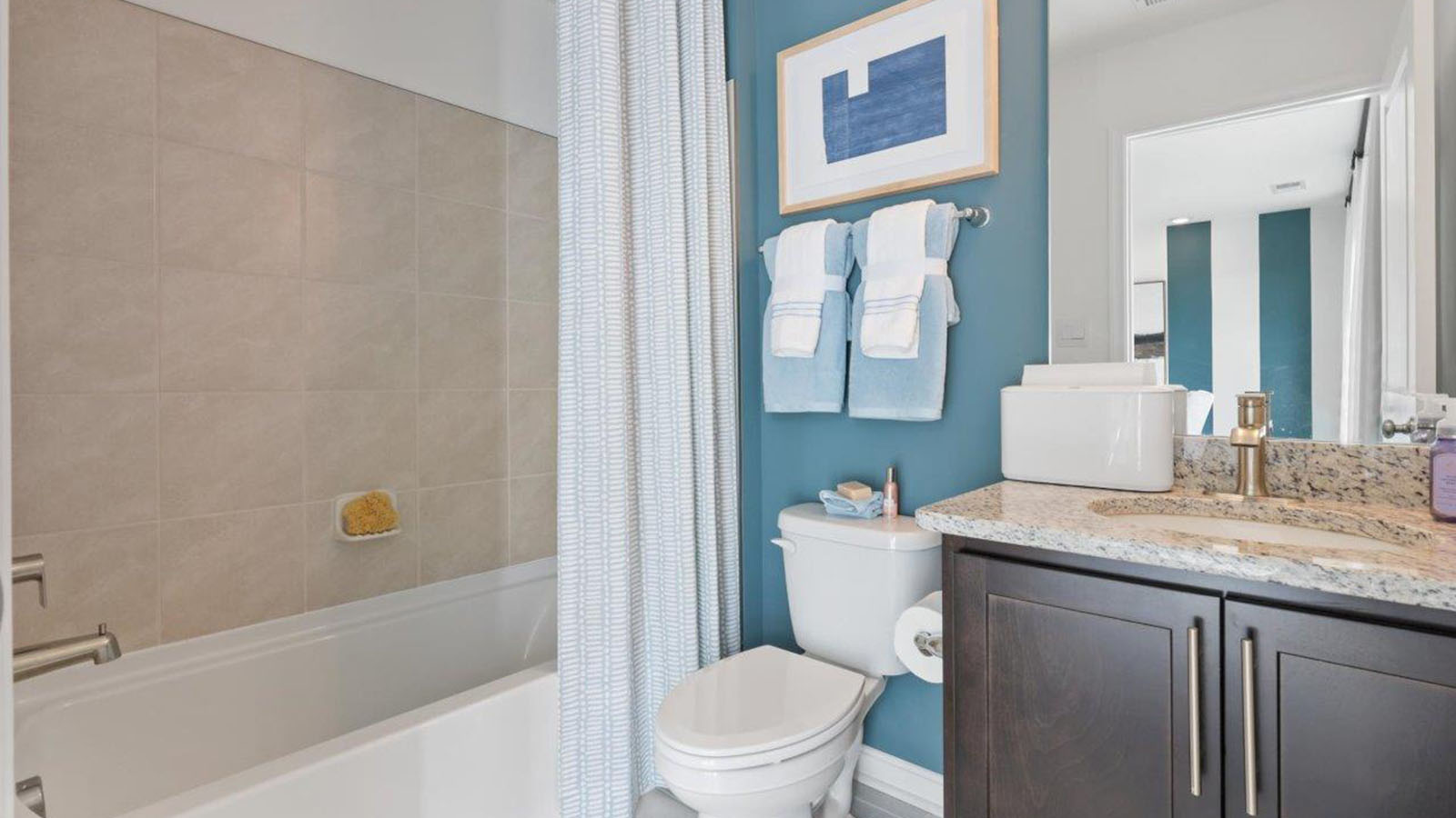 lower level full bathroom