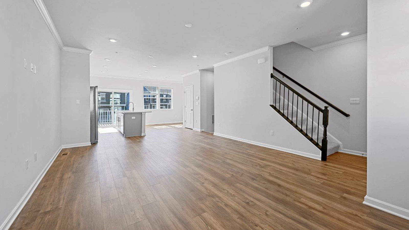open concept living room