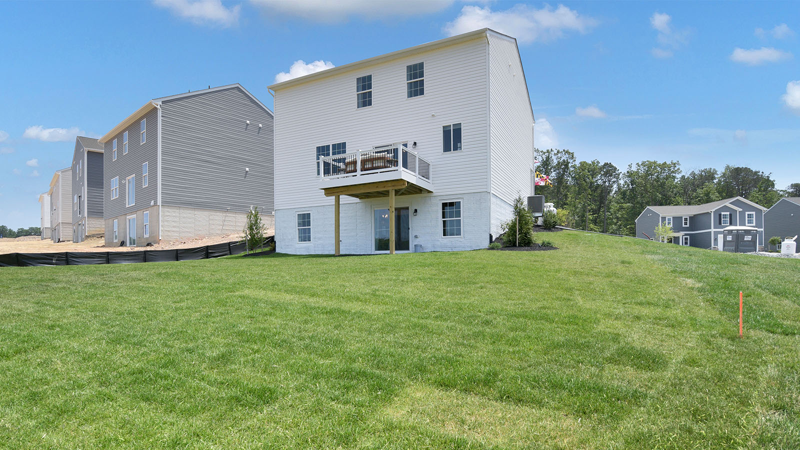 rear of home